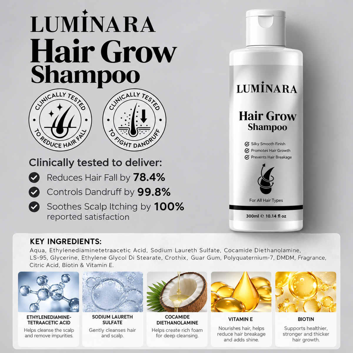 Lumi Hair Grow Shampoo – 300ml